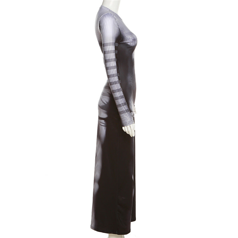 FAYE Body Print Dress