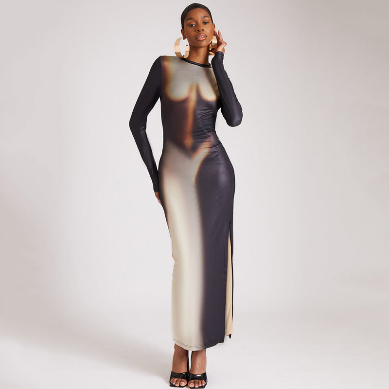 ARABELLA Body Print Dress