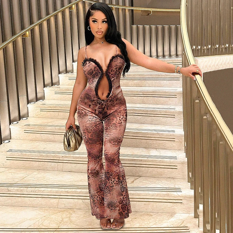 KADISHA Leopard Jumpsuit