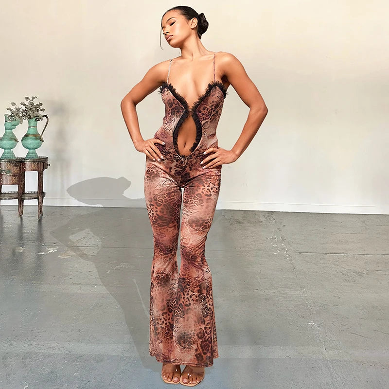 KADISHA Leopard Jumpsuit