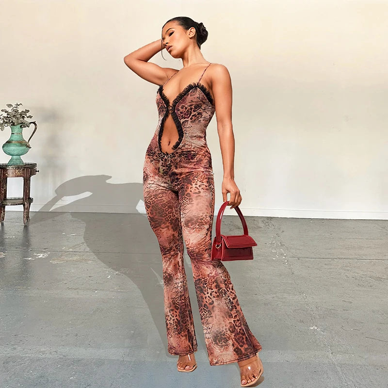 KADISHA Leopard Jumpsuit