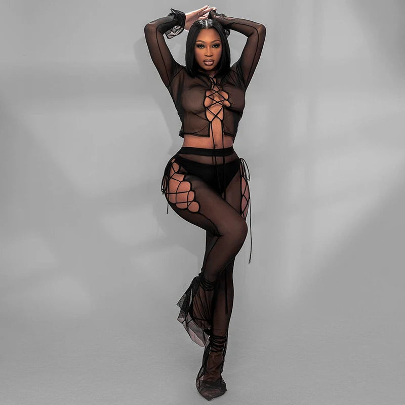 LOLA Mesh Two-Piece Set