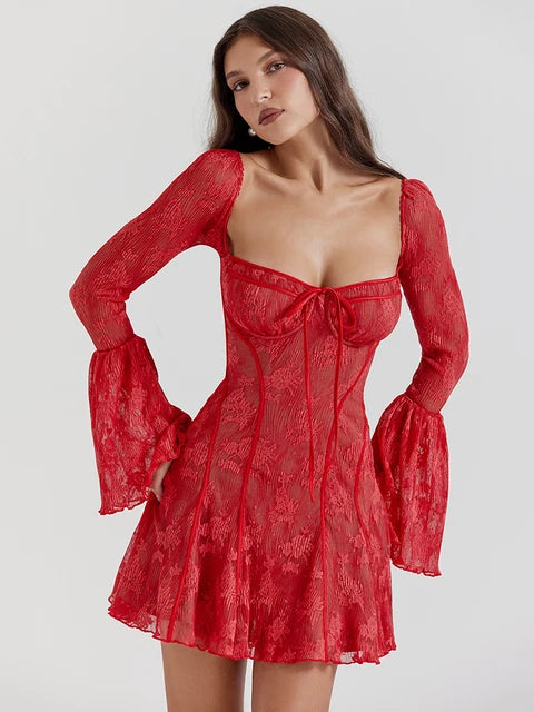SALLI Lace Mini Dress