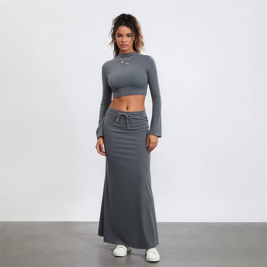 LAYLA Two Piece Maxi Skirt Set