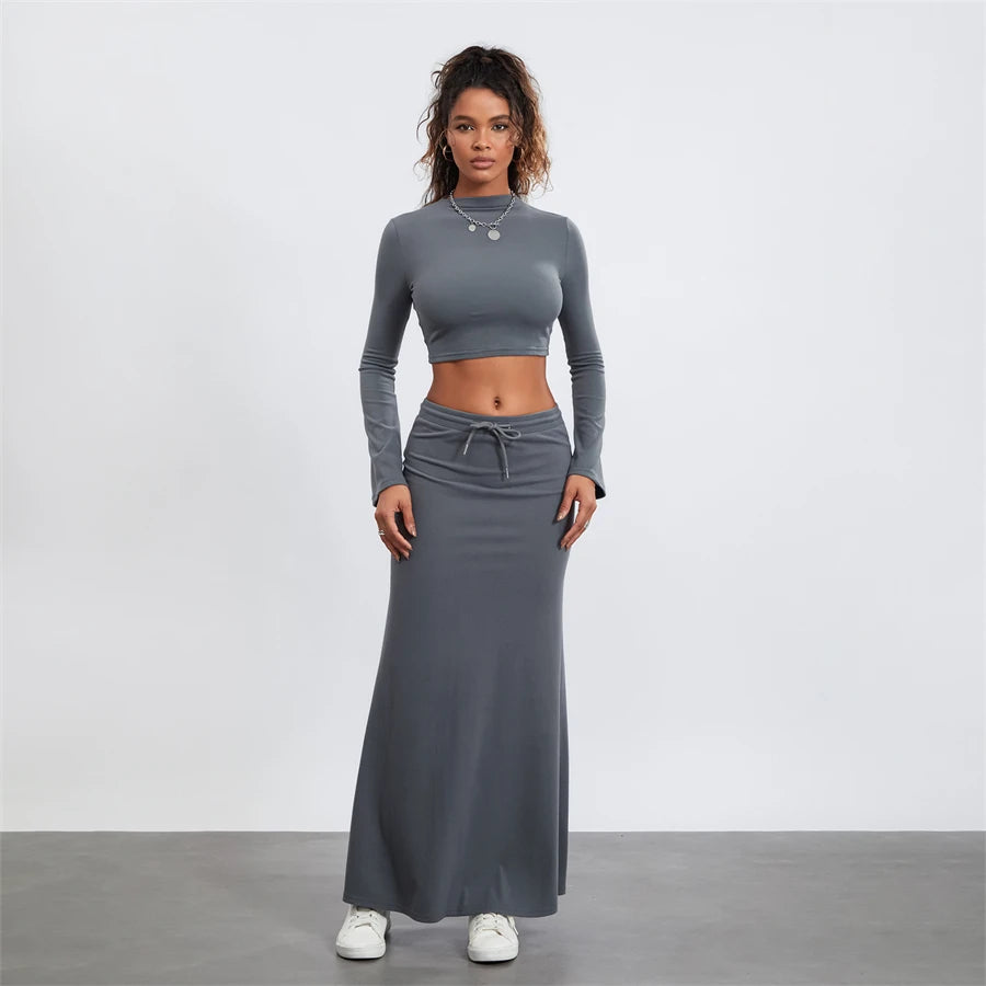 LAYLA Two Piece Maxi Skirt Set