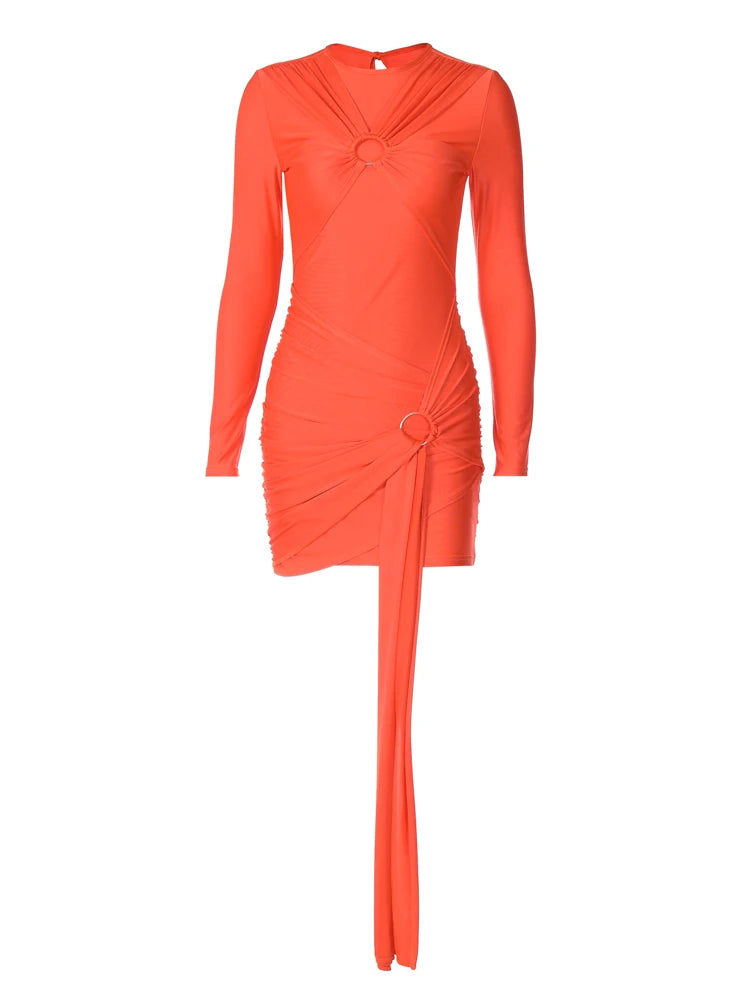 KENYA Orange Dress
