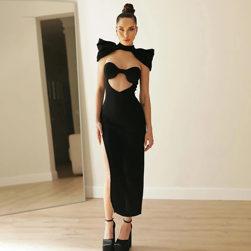 SARAI Cut Out Runway Dress