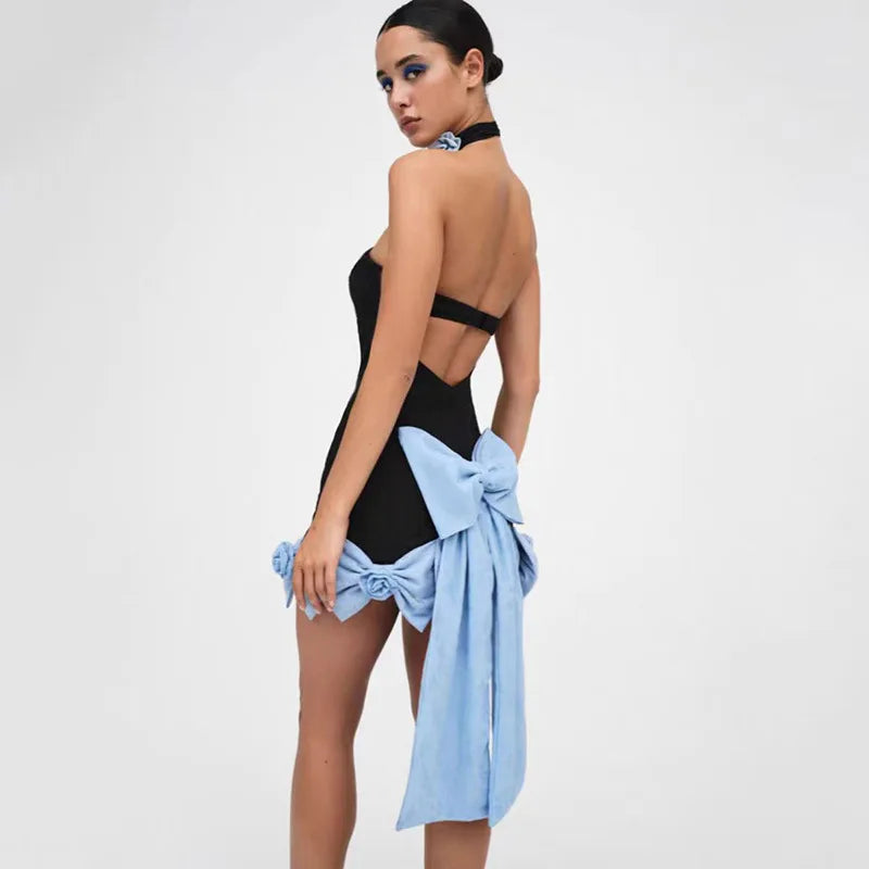 CHARLOTTE Bow Mini Dress
