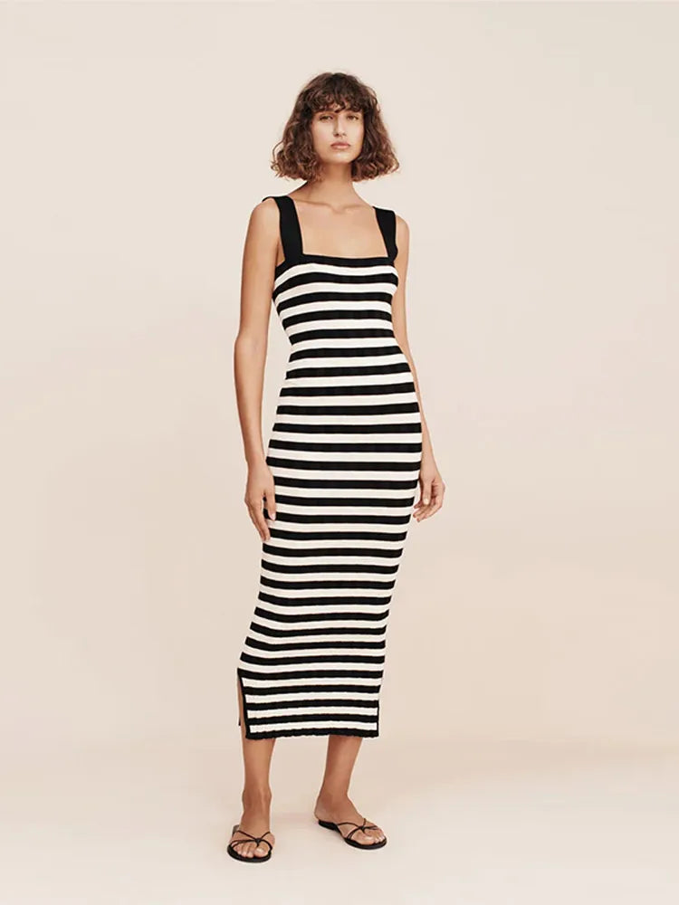 JUSTINE Stripped Dress