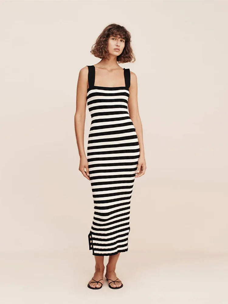 JUSTINE Stripped Dress