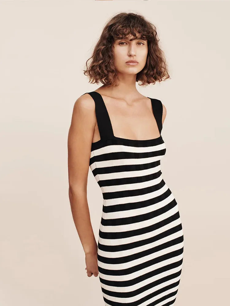 JUSTINE Stripped Dress