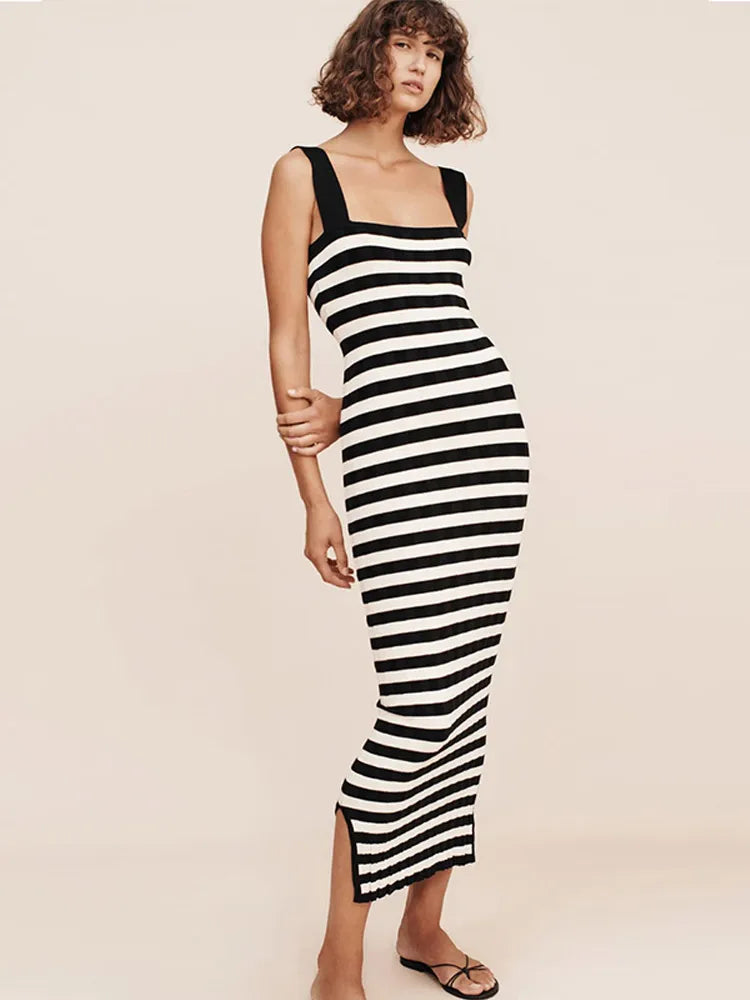 JUSTINE Stripped Dress