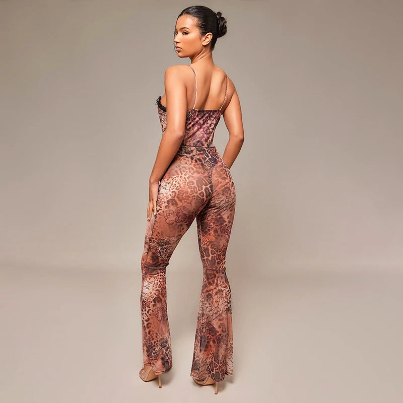 KADISHA Leopard Jumpsuit