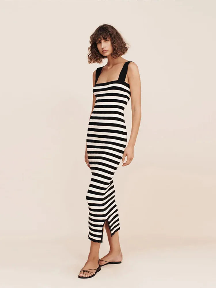 JUSTINE Stripped Dress