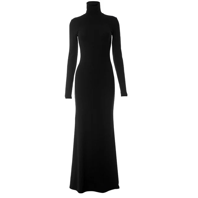 ISADORA High Collar Maxi Dress