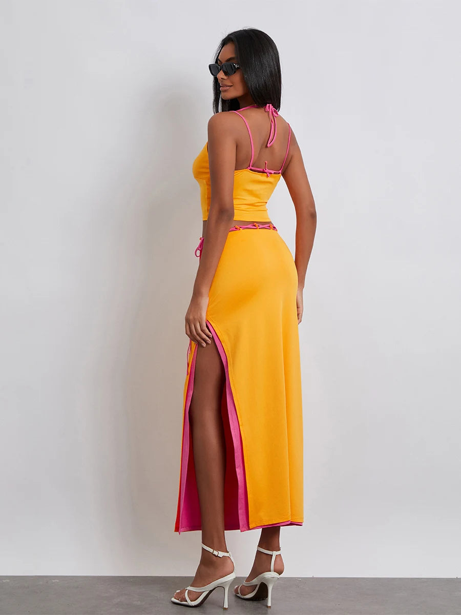 GINA Orange Two-Piece Set